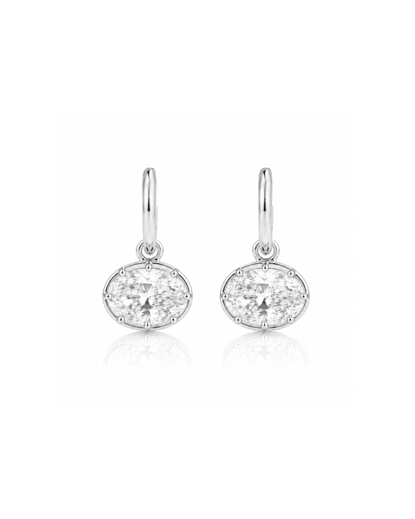 Hailey Earrings Silver - PREORDER 13TH NOV