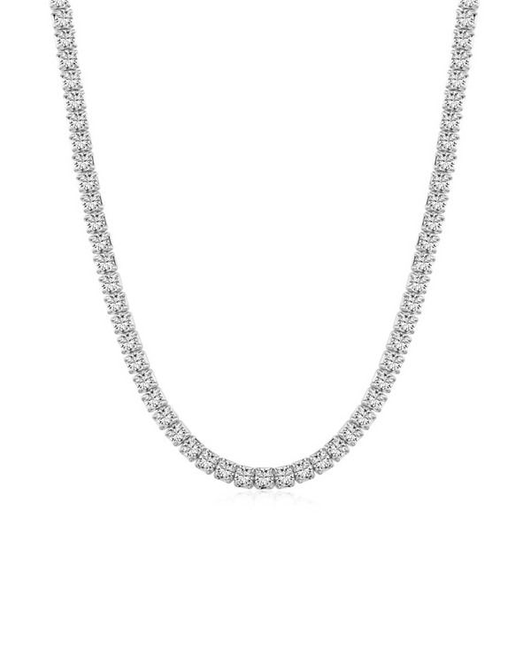 Tiffany Tennis Necklace Silver 3MM
