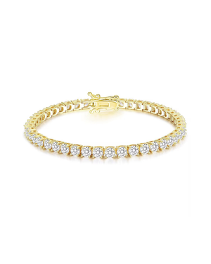 Tiara Tennis Bracelet 5mm Gold