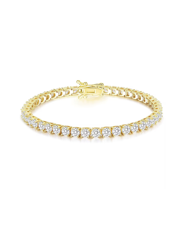 Tiara Tennis Bracelet 5mm Gold