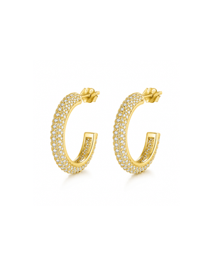 Camilla Hoop Earrings Gold