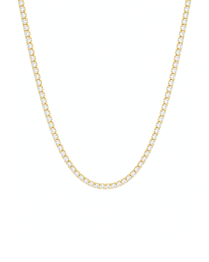 Tiffany Tennis Necklace Gold 2MM