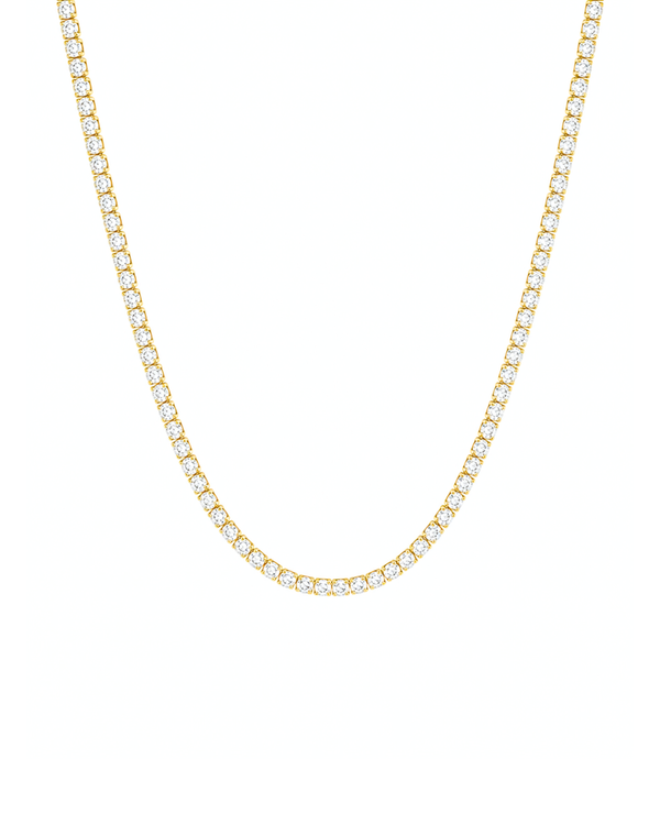 Tiffany Tennis Necklace Gold 2MM