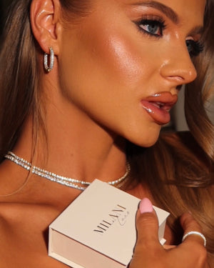 Tiffany Tennis Necklace Gold 3MM