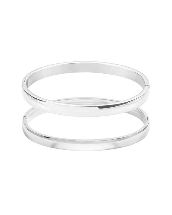 Cassia Bangles Silver