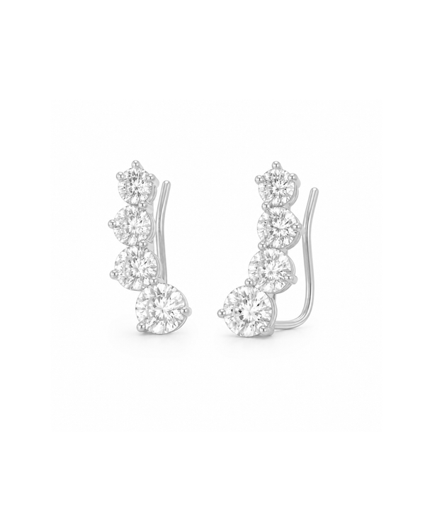 Rhode Ear Climbers Silver