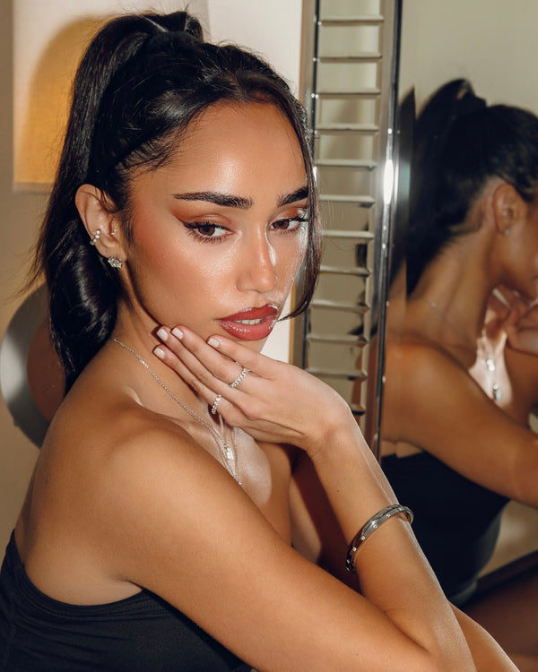 Taya Mini Bangle Silver