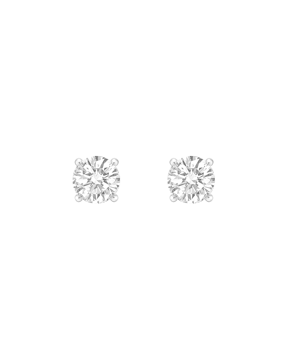 Elara Mini Stud Earrings Silver
