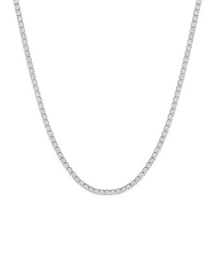 Tiffany Tennis Necklace Silver 2MM