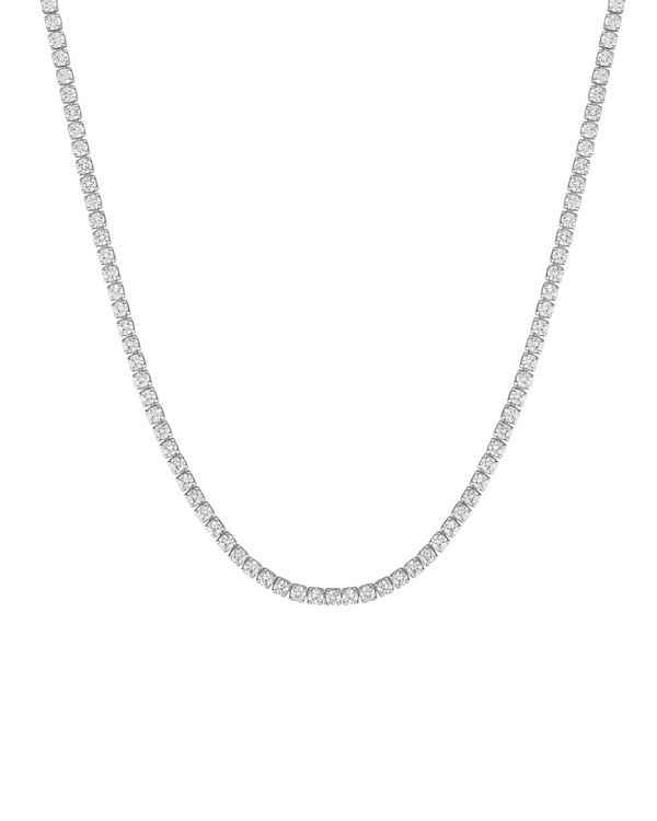 Tiffany Tennis Necklace Silver 2MM