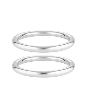 Thea Bangles Silver