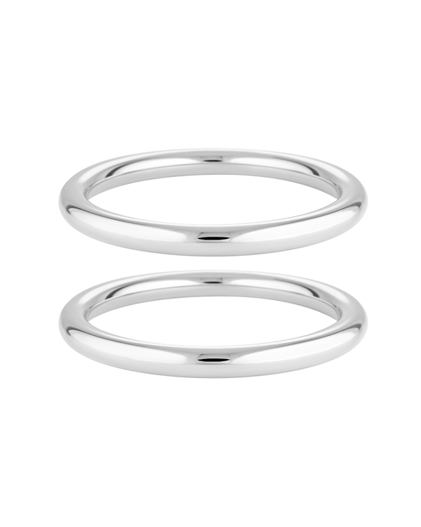 Thea Bangles Silver