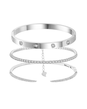 Taya, Tiffany, Pixie Set Silver