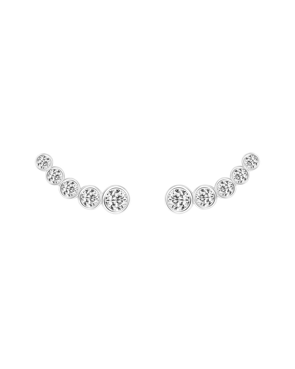 Celia Ear Climbers Silver