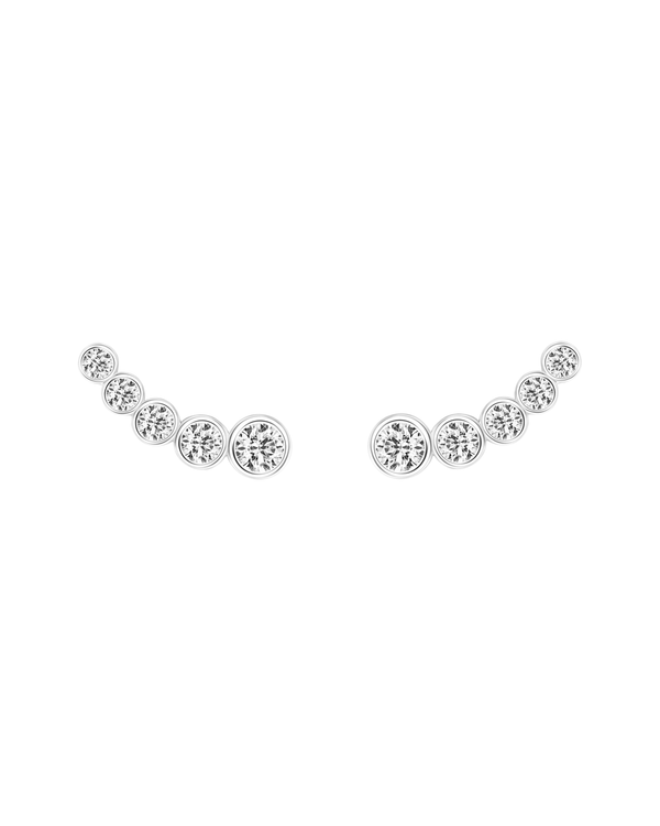 Celia Ear Climbers Silver