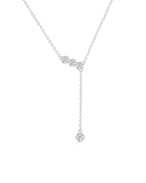 Giana Lariat Necklace Silver