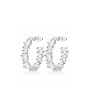 Lacey Hoops Silver