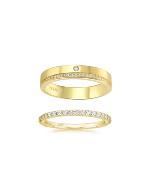 Deja, Tiffany Ring Set Gold
