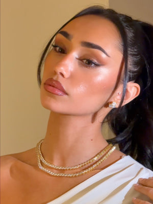 Tori Stud Earrings Silver