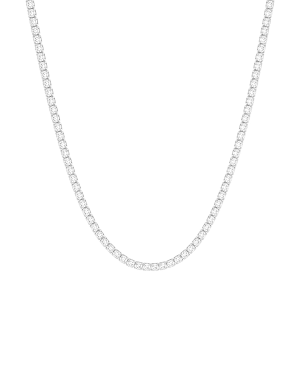 Tiffany Tennis Necklace Silver 2MM