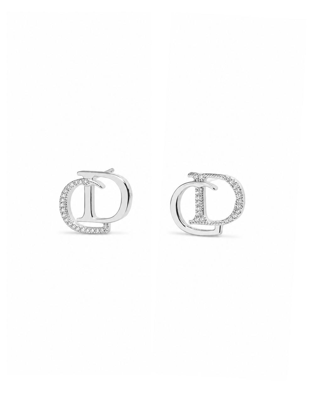 CD Earrings Silver