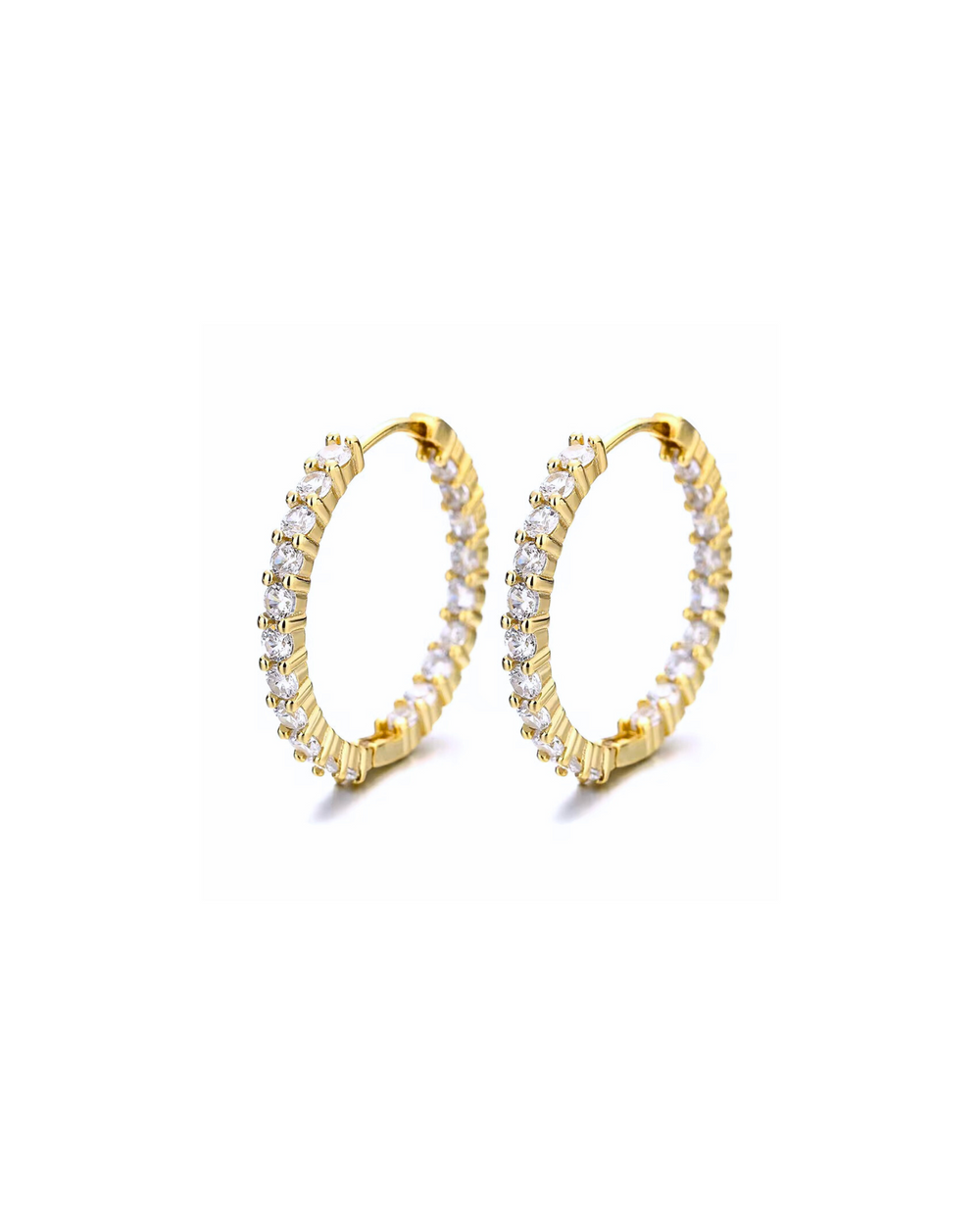 Celeste Hoops Gold