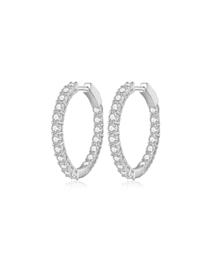 Kylie Hoops Silver