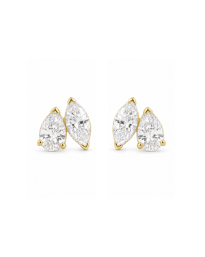 Inez Stud Earrings Gold