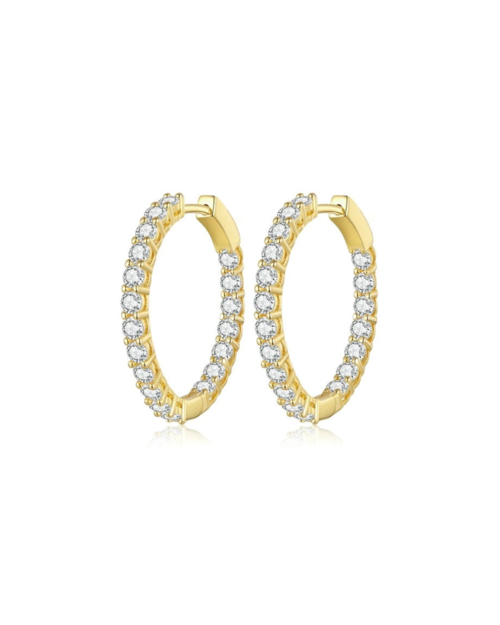 Kylie Hoops Gold