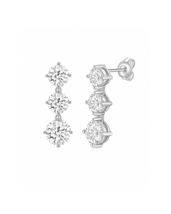 Brooklyn Earrings Silver