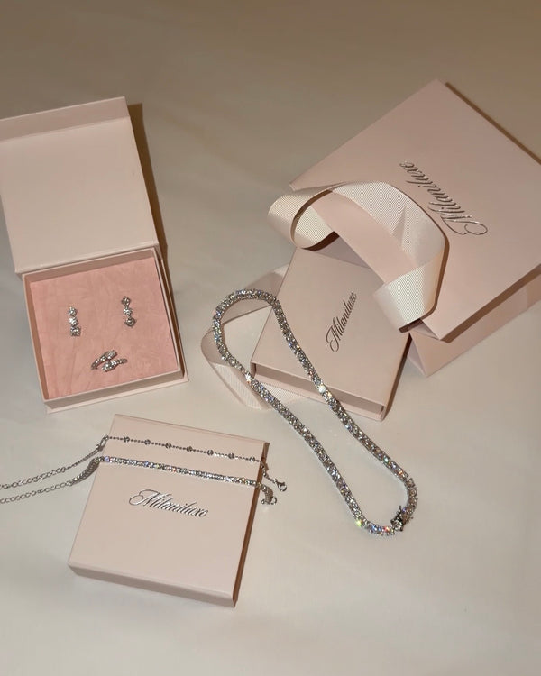 Tiara Tennis Necklace 5mm Silver