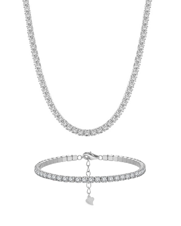 Tiffany Set Silver 3MM