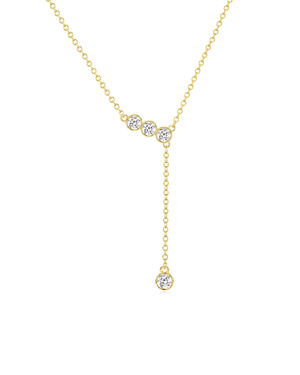 Giana Lariat Necklace Gold