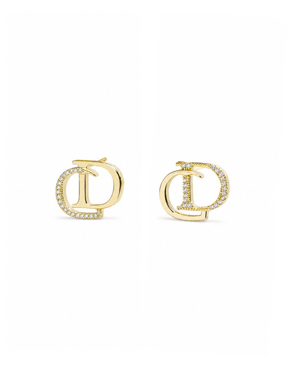 CD Earrings Gold