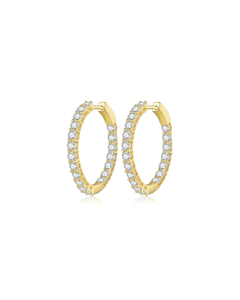 Kylie Hoops Gold