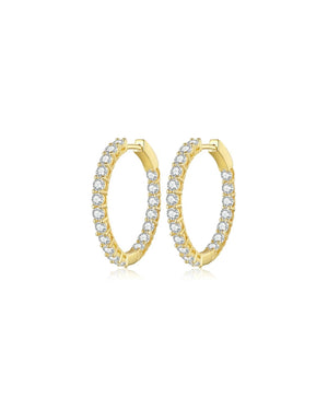 Kylie Hoops Gold