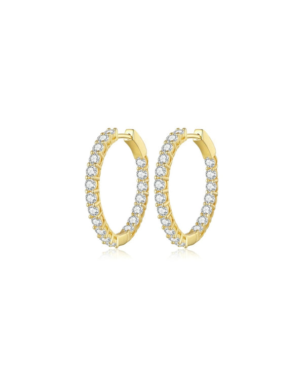 Kylie Hoops Gold