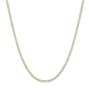 Tiffany Tennis Necklace Gold 2MM
