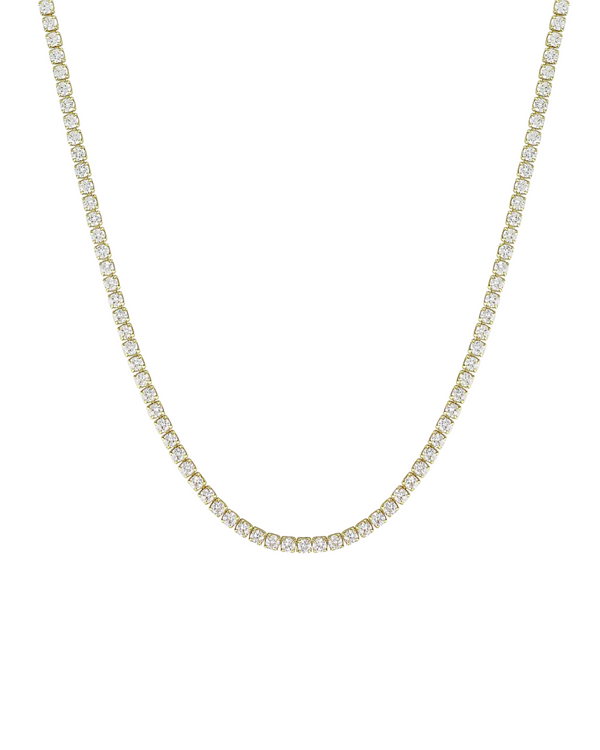 Tiffany Tennis Necklace Gold 2MM