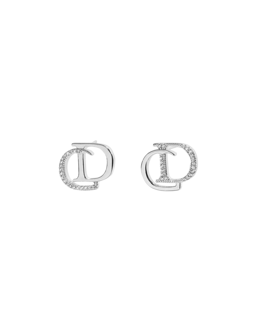 CD Earrings Silver