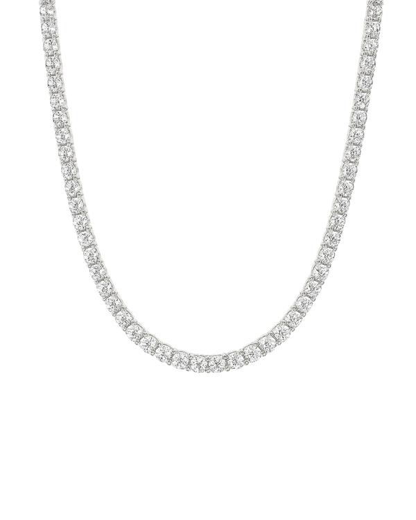 Tiara Tennis Necklace 5mm Silver