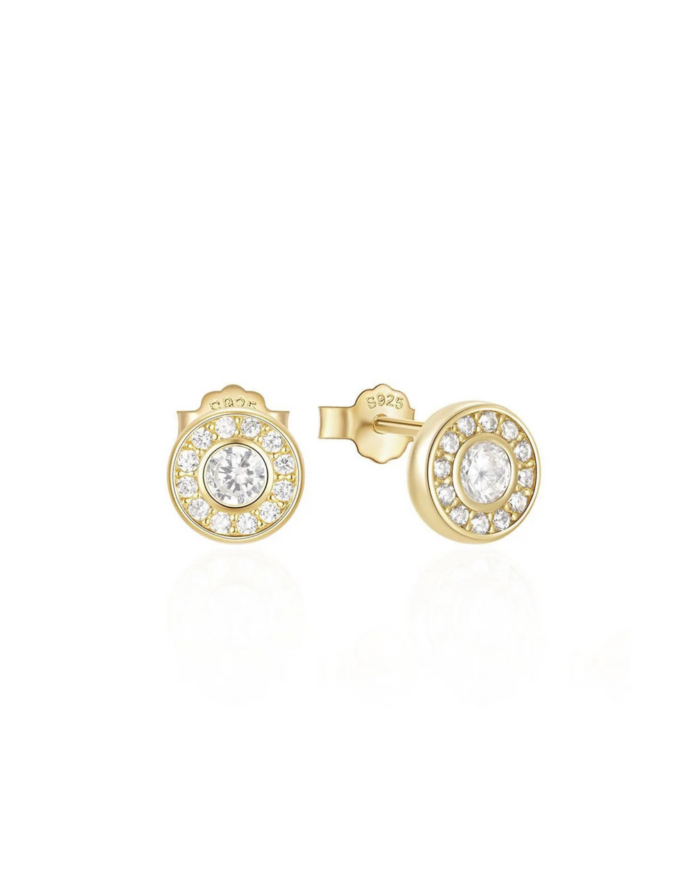 Crystelle Earrings Gold