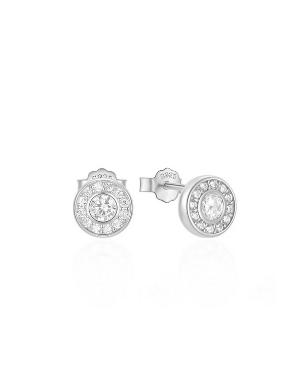 Crystelle Earrings Silver