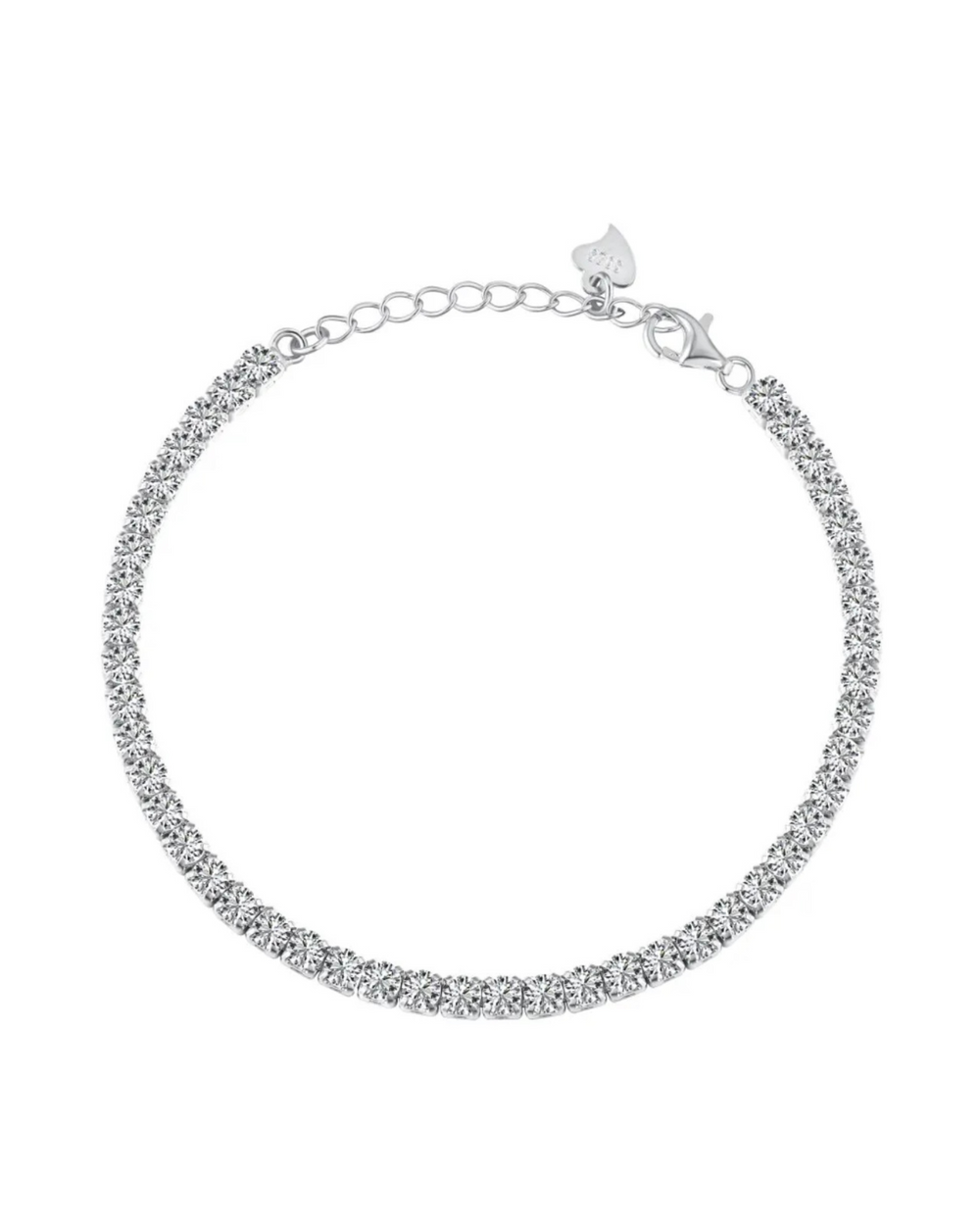 Tiffany Tennis Bracelet Silver 3MM