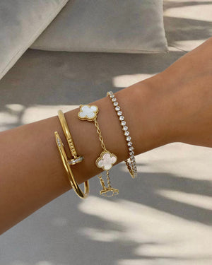 Tiffany Tennis Bracelet Gold 3MM