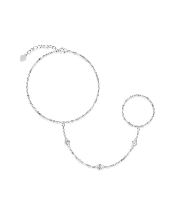 Demi Handchain Silver