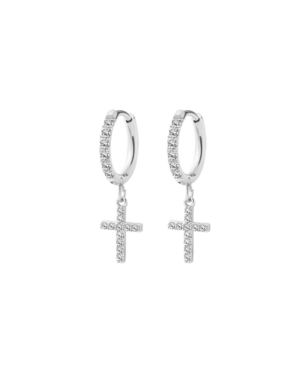 Nadia Hoops Silver