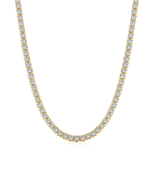 Tiffany Tennis Necklace Gold 3MM
