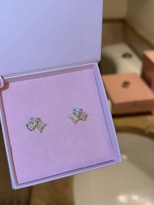 Tori Stud Earrings Silver